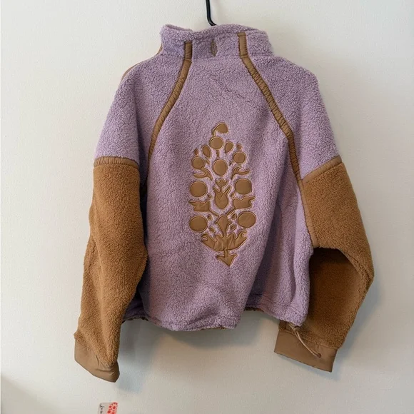 FP movement mountain high logo 1/2 zip mauve twig - Picture 4 of 4